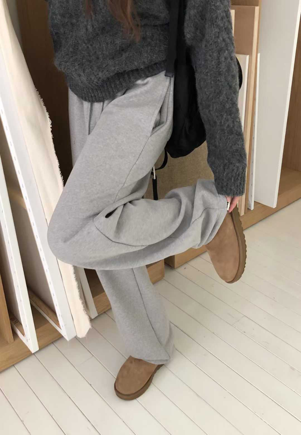 B110.大V家舒服穿搭綁帶休閒褲