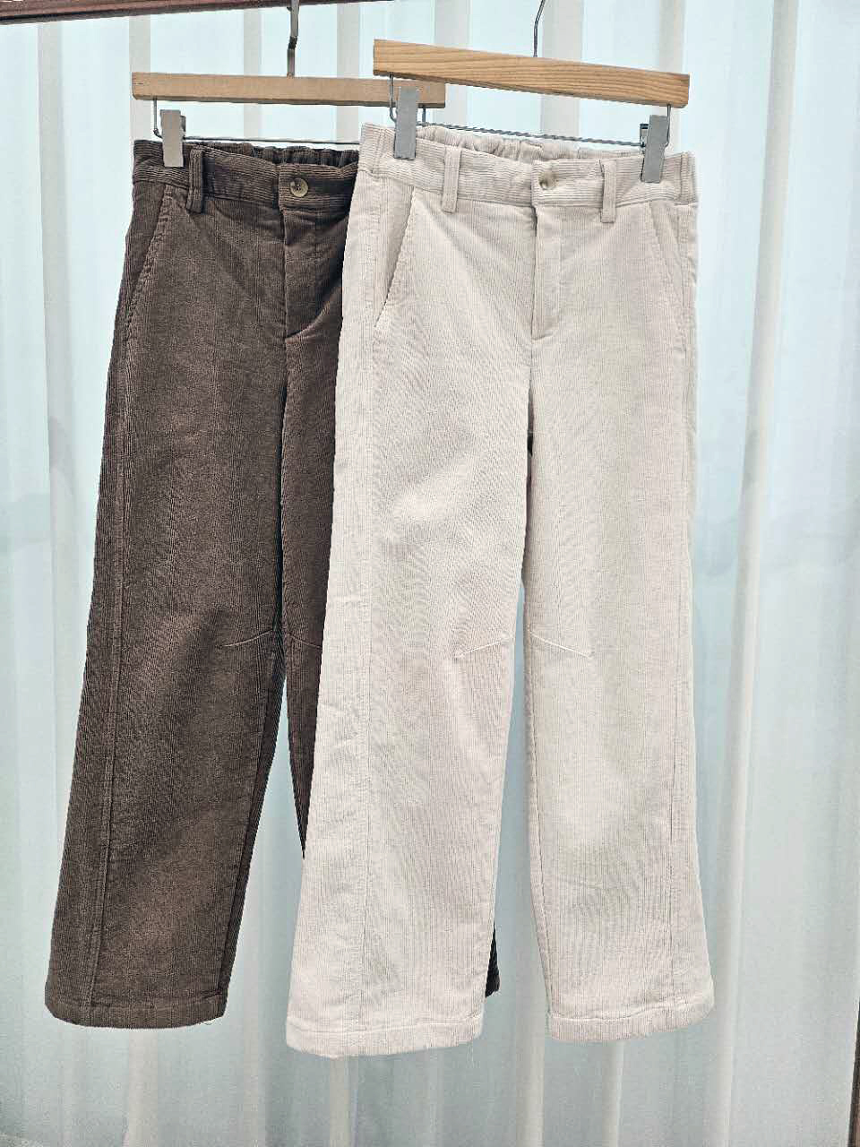 B30.星星家加厚保暖燈心絨寬鬆長褲