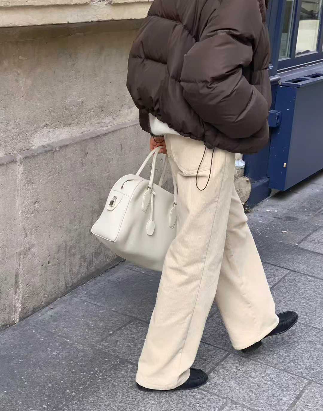 A13.顏值家奶霜可可燈心絨長褲