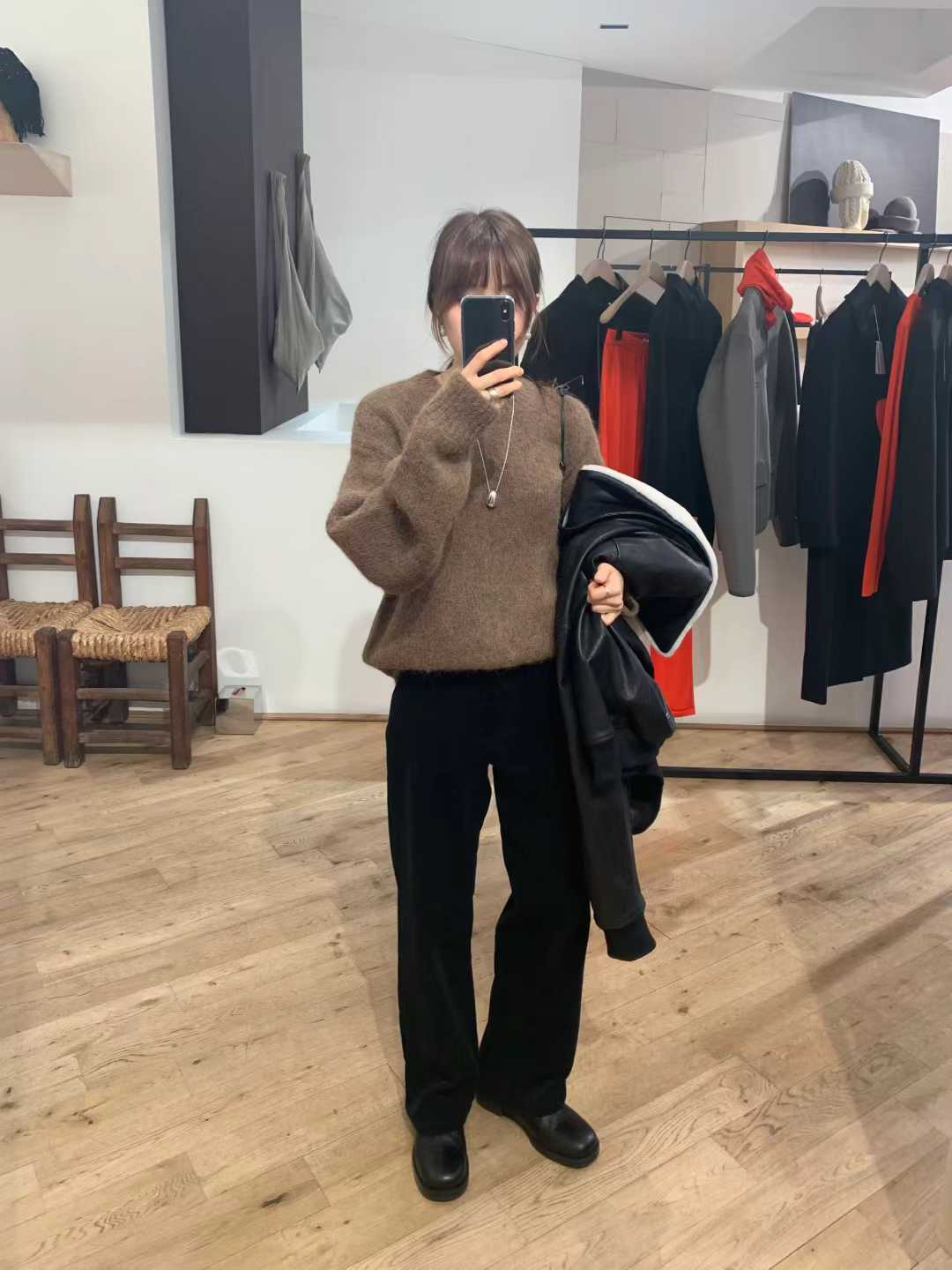 A13.顏值家奶霜可可燈心絨長褲