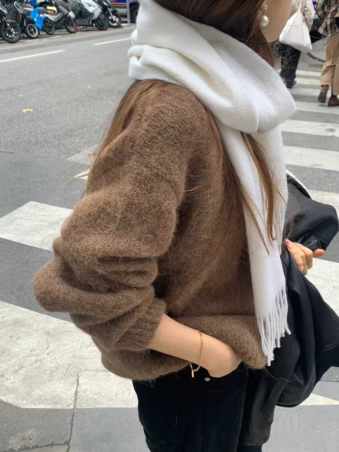 A13.顏值家奶霜可可燈心絨長褲