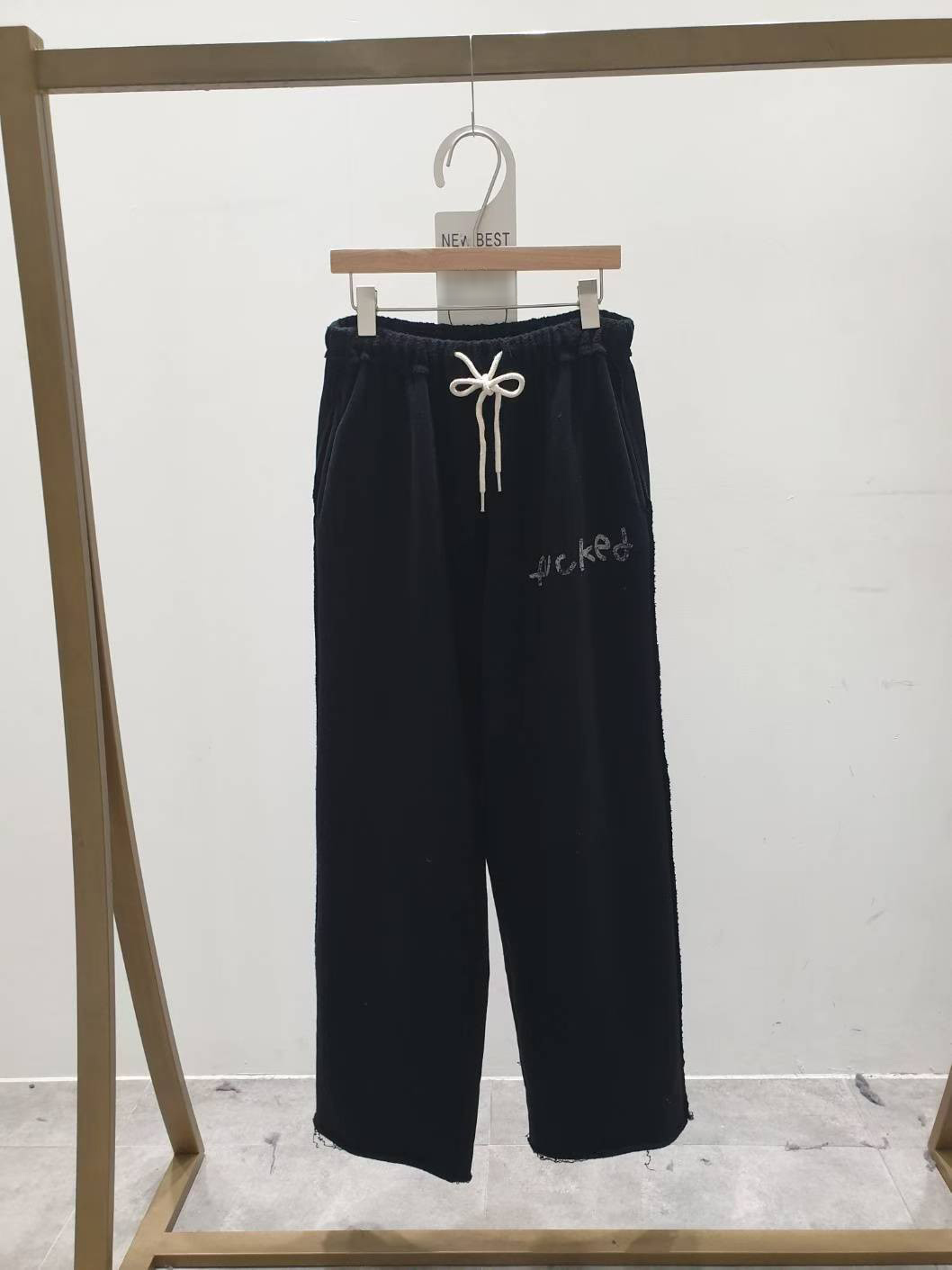 B109.卜派家個性印字舒適棉褲