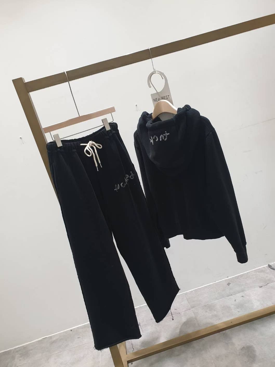 B109.卜派家個性印字舒適棉褲