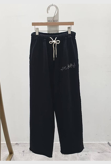 B109.卜派家個性印字舒適棉褲