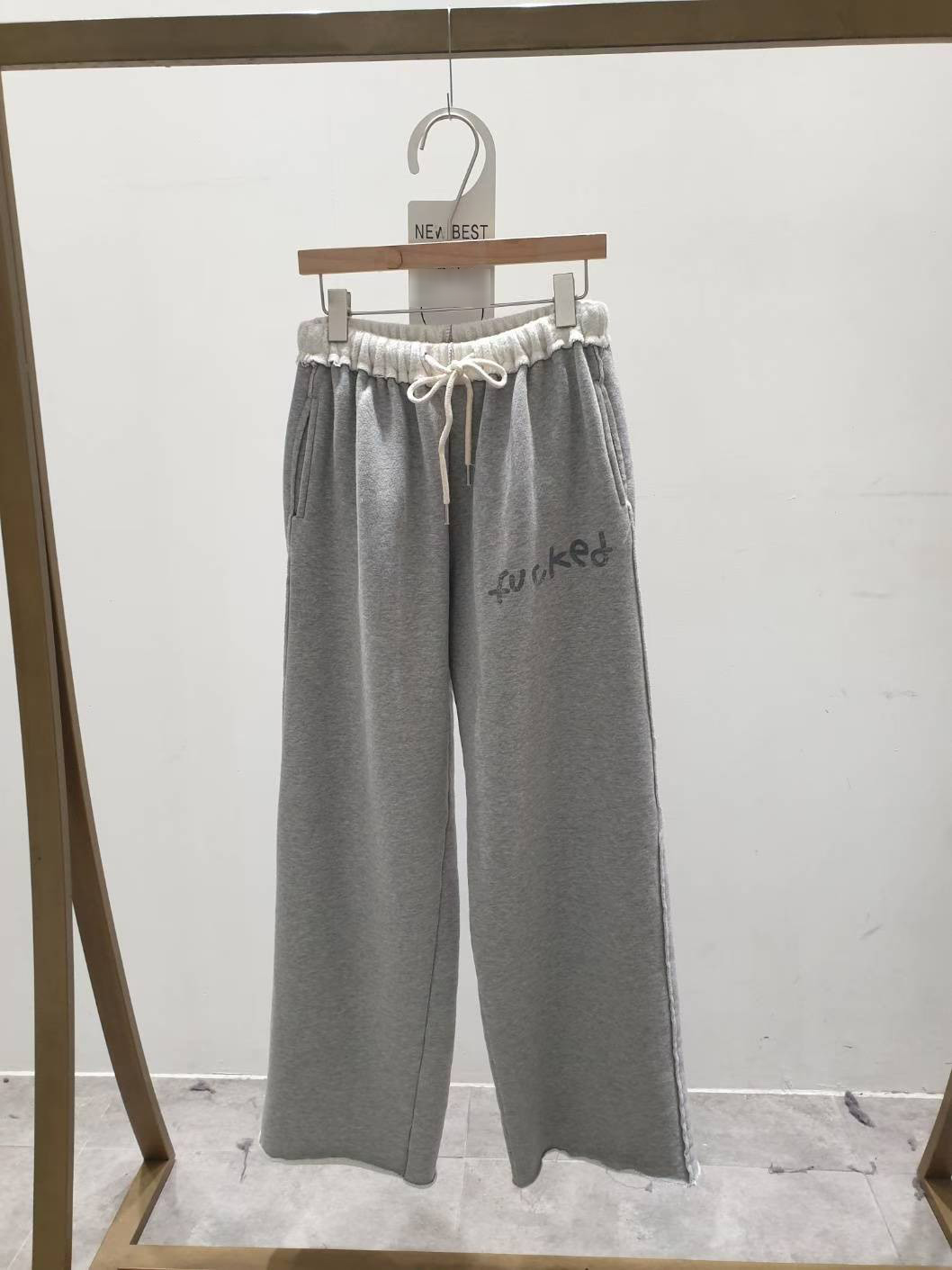 B109.卜派家個性印字舒適棉褲