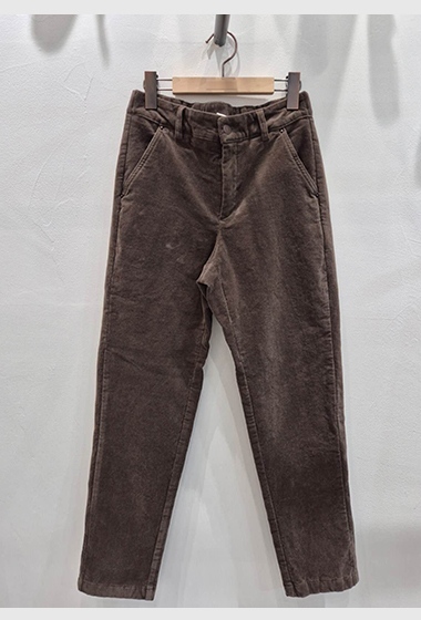 B71.水洗褲家可可布朗尼燈芯絨長褲