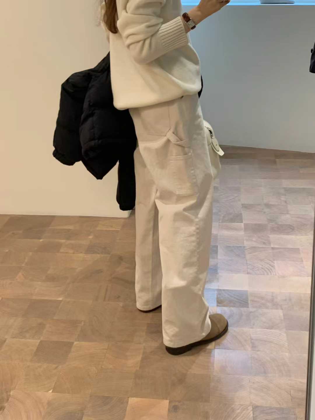 B28.顏值家自信裝飾帶休閒褲