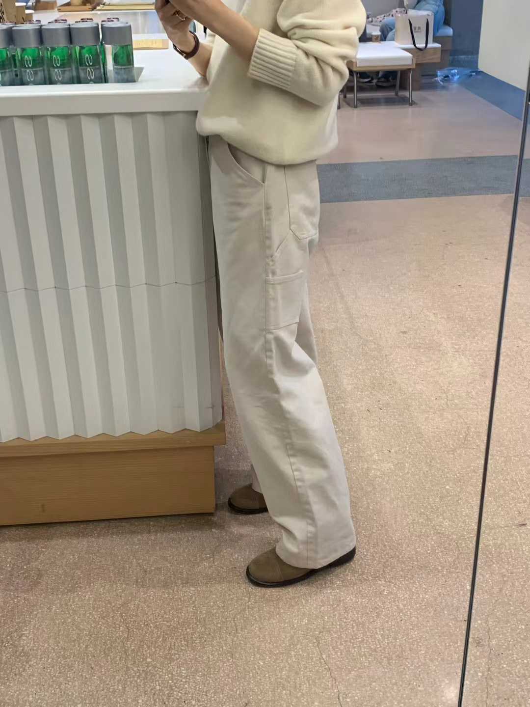 B28.顏值家自信裝飾帶休閒褲