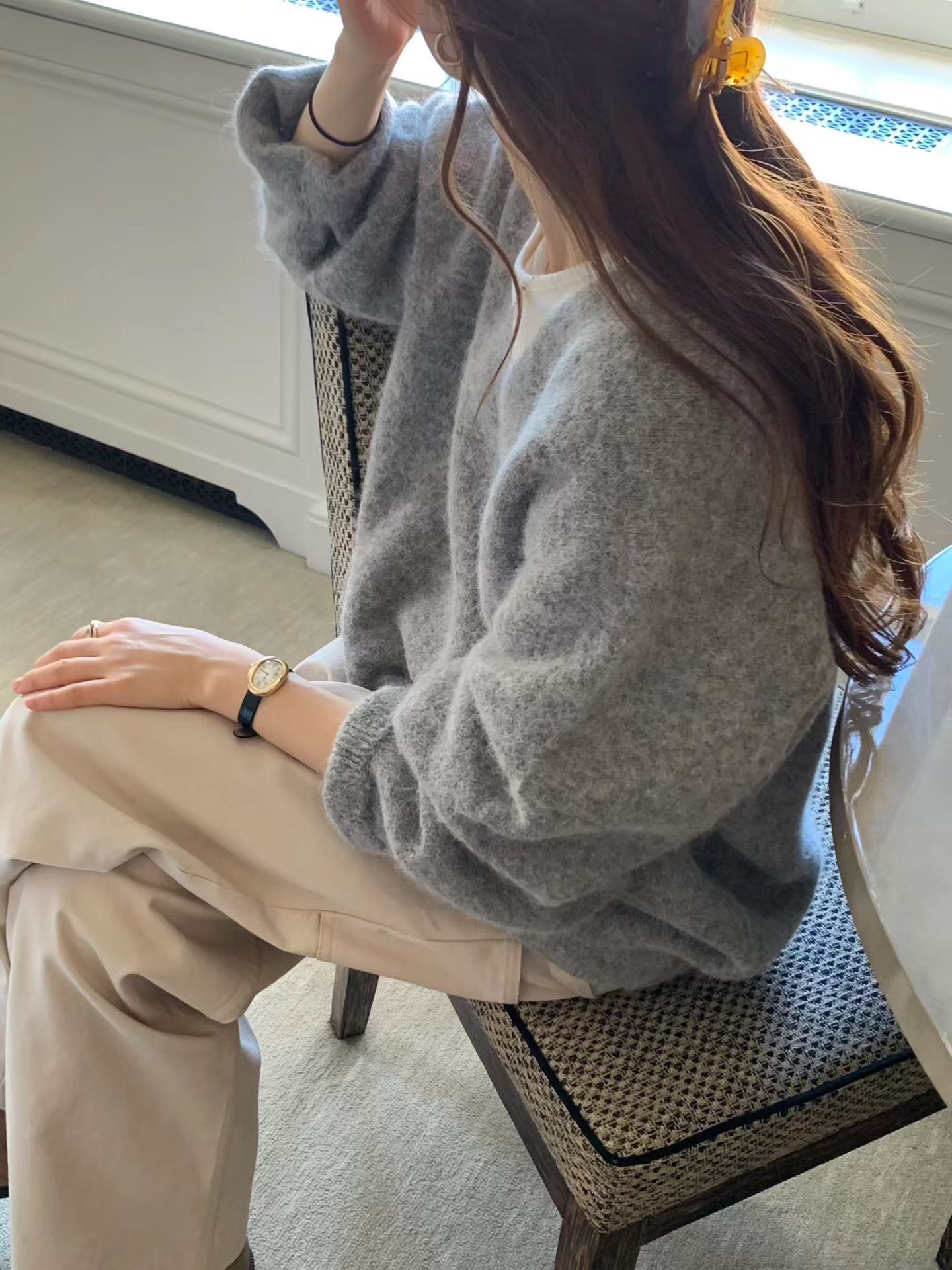 B28.顏值家自信裝飾帶休閒褲