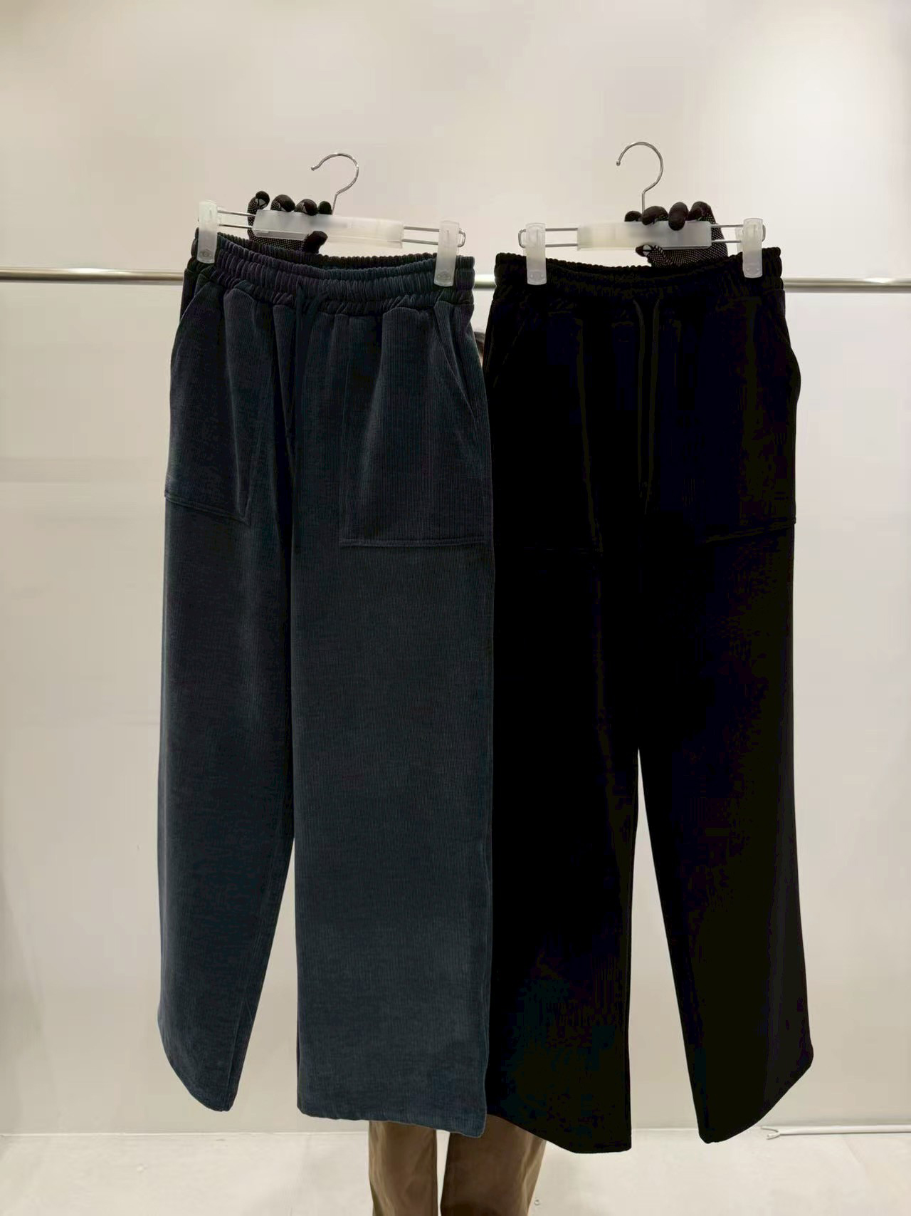 質感家大口袋織紋長褲