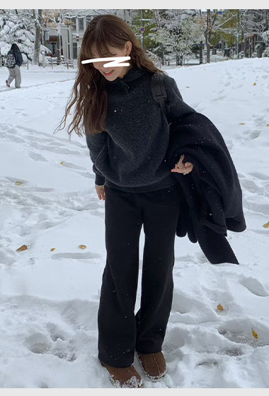 A27.冬日出遊自在保暖休閒褲