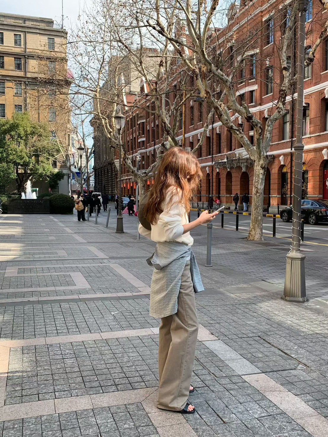 A01.大V家日常顯瘦休閒長褲