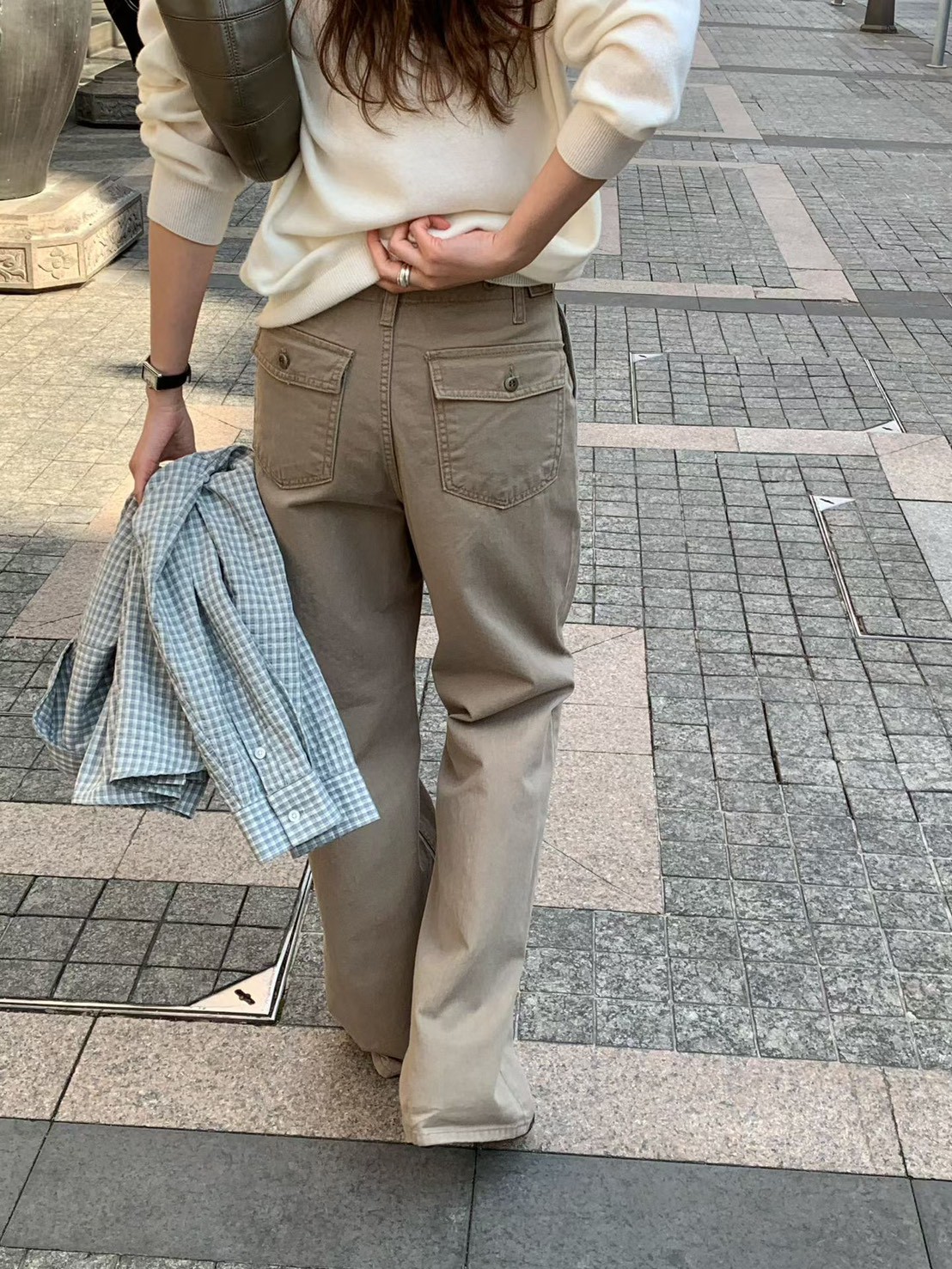 A01.大V家日常顯瘦休閒長褲