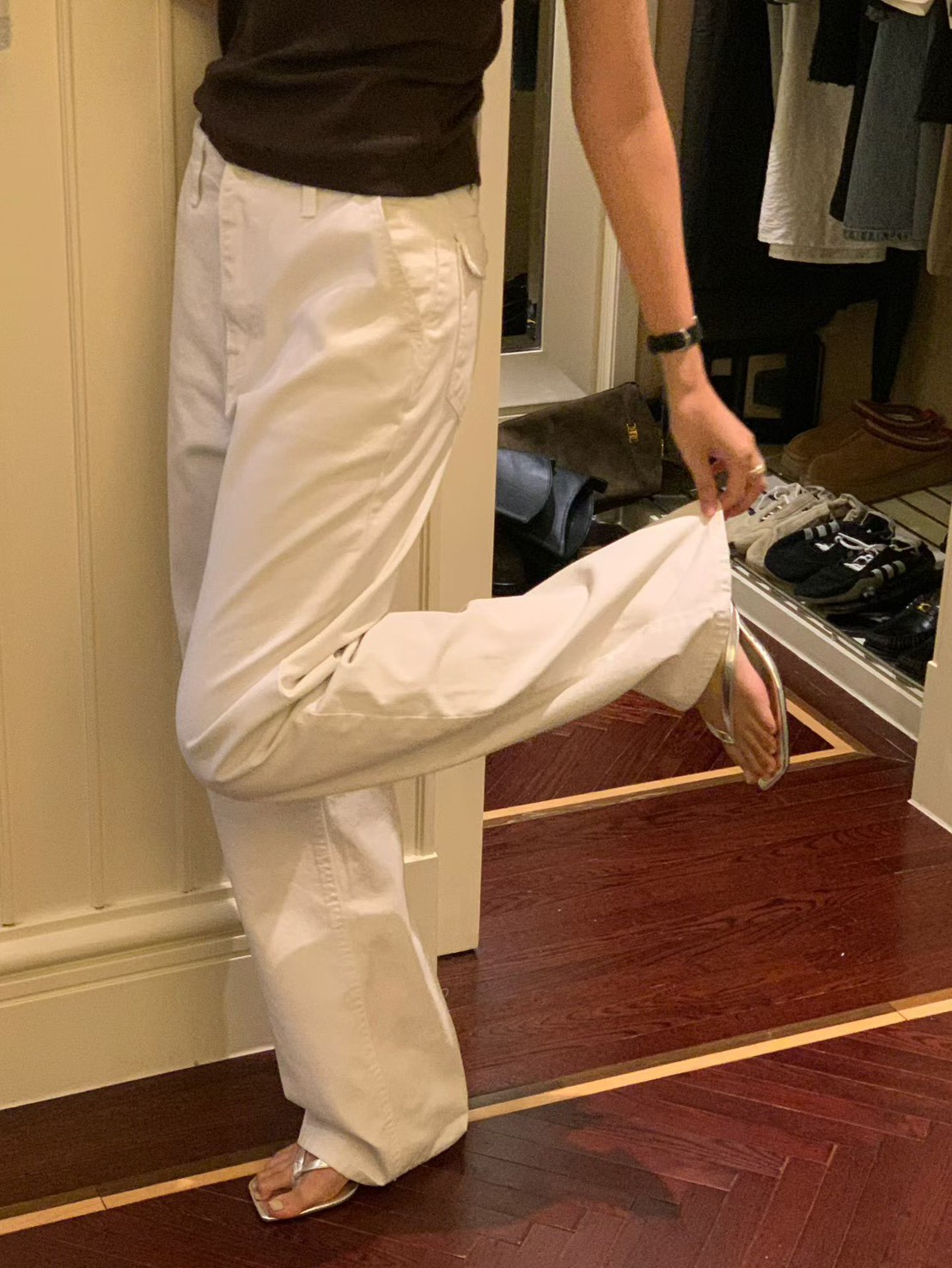 A01.大V家日常顯瘦休閒長褲