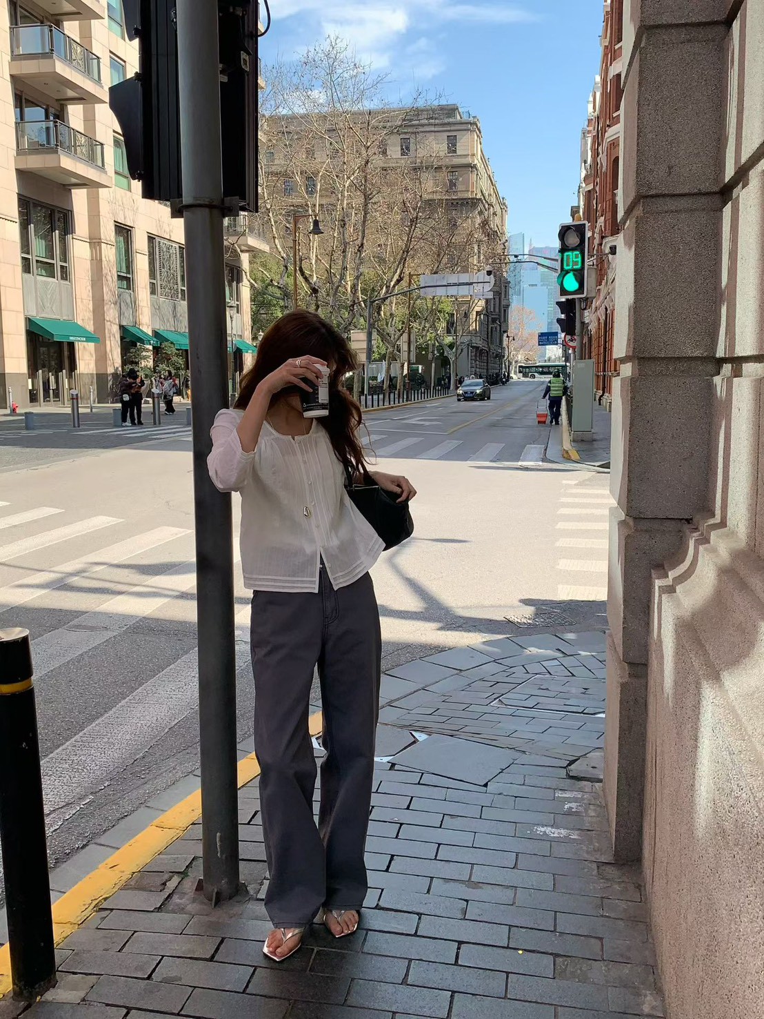 A01.大V家日常顯瘦休閒長褲