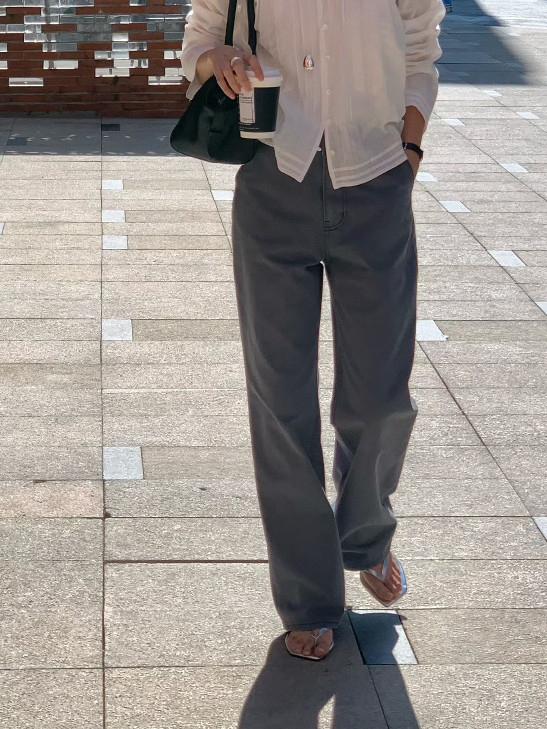 A01.大V家日常顯瘦休閒長褲