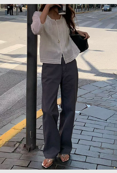 A01.大V家日常顯瘦休閒長褲