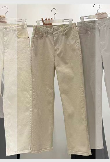 A40.質感家淡雅氣質休閒褲