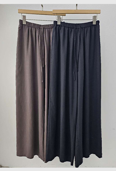 B82.星星家100%天絲寬褲