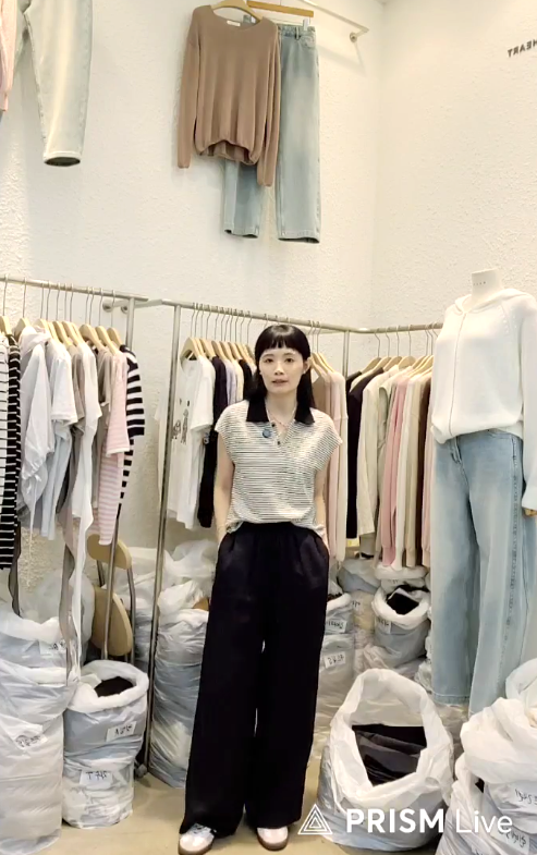 B80.星星家100%亞麻寬褲