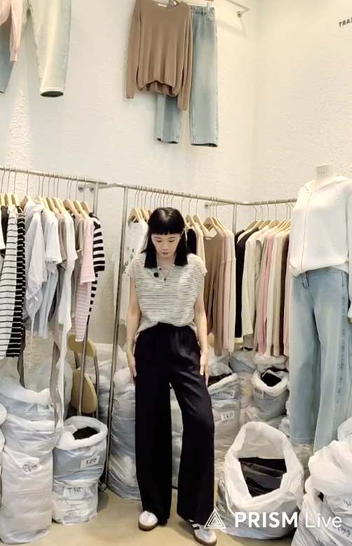 B80.星星家100%亞麻寬褲