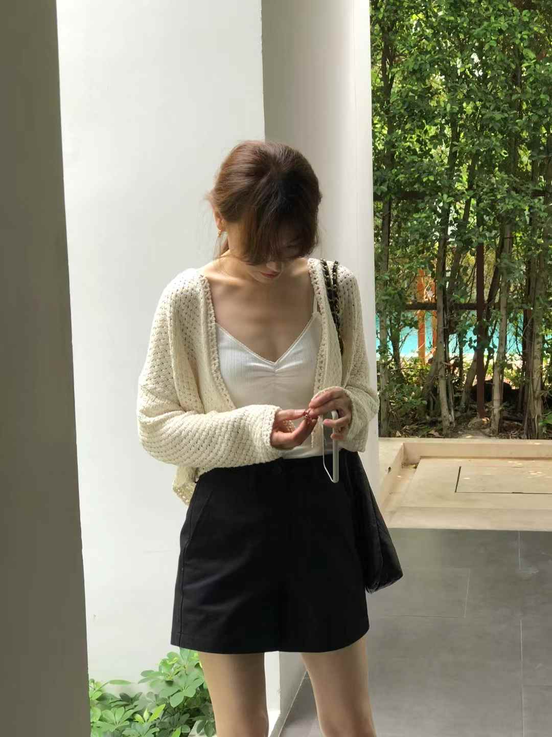 B87.顏值家女孩百搭短褲