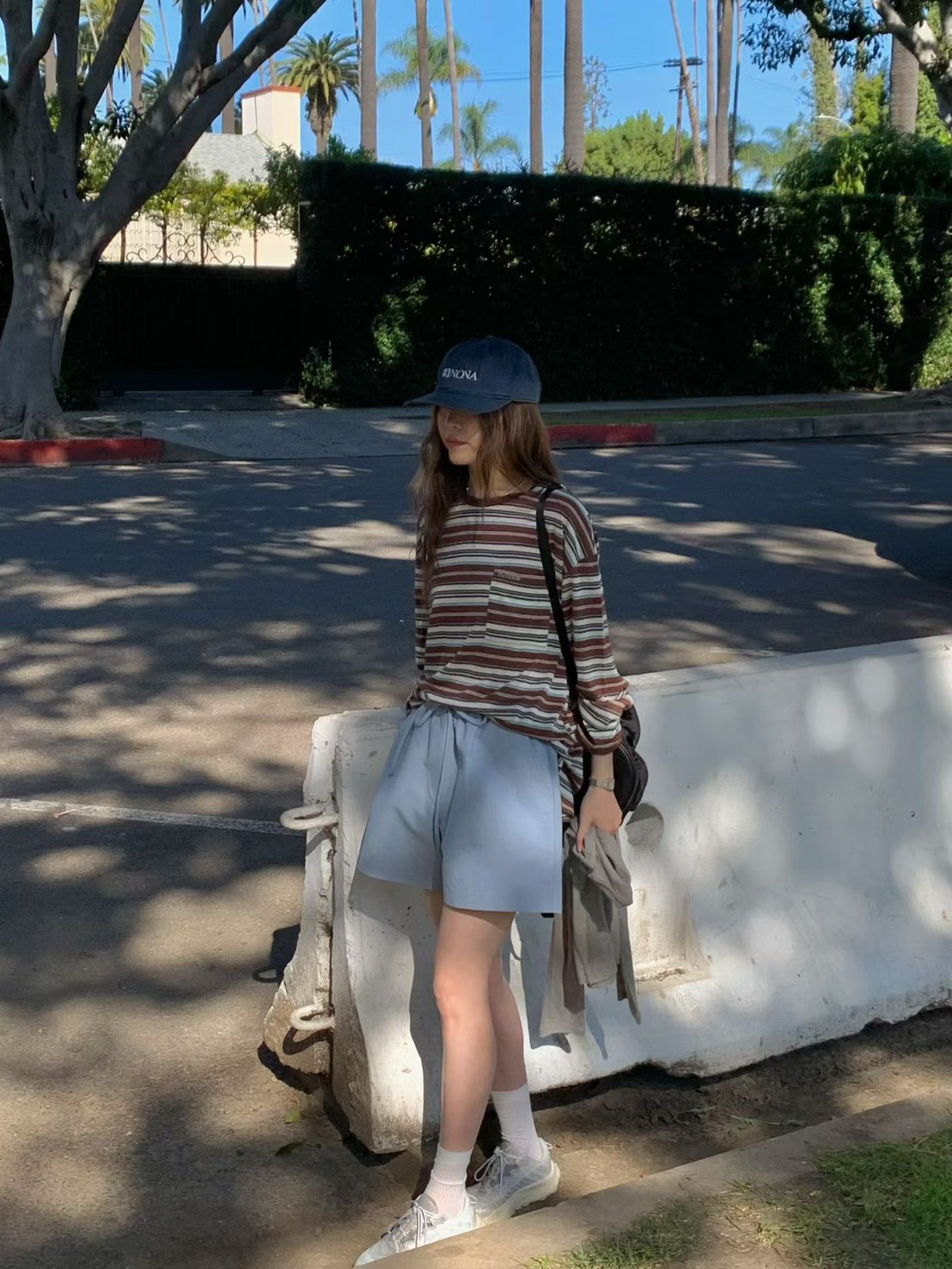 A45.莫蘭迪鬆緊腰短褲