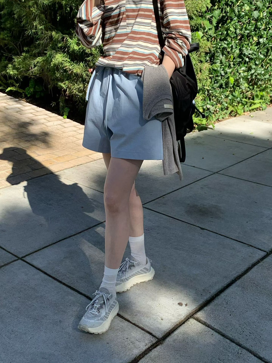 A45.莫蘭迪鬆緊腰短褲