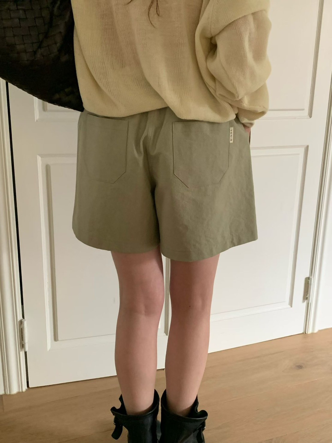 A45.莫蘭迪鬆緊腰短褲