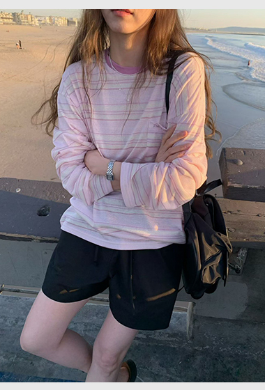 A45.莫蘭迪鬆緊腰短褲