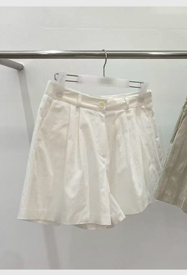 B45.G牌打褶休閒短褲