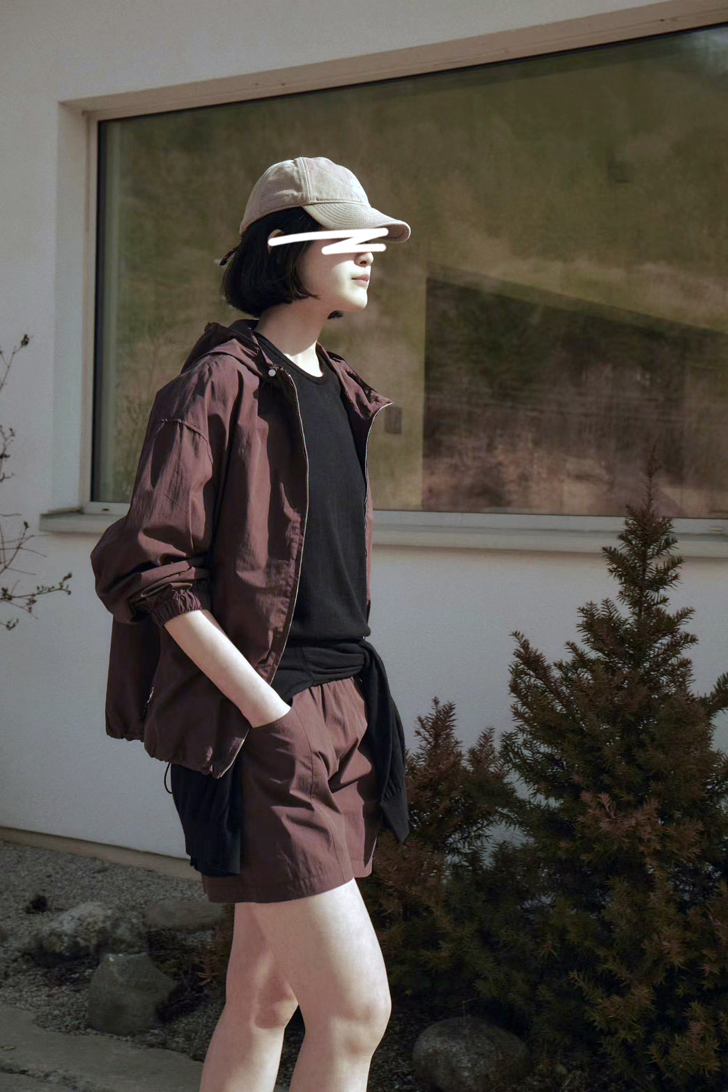 B46.G牌輕量休閒鬆緊短褲