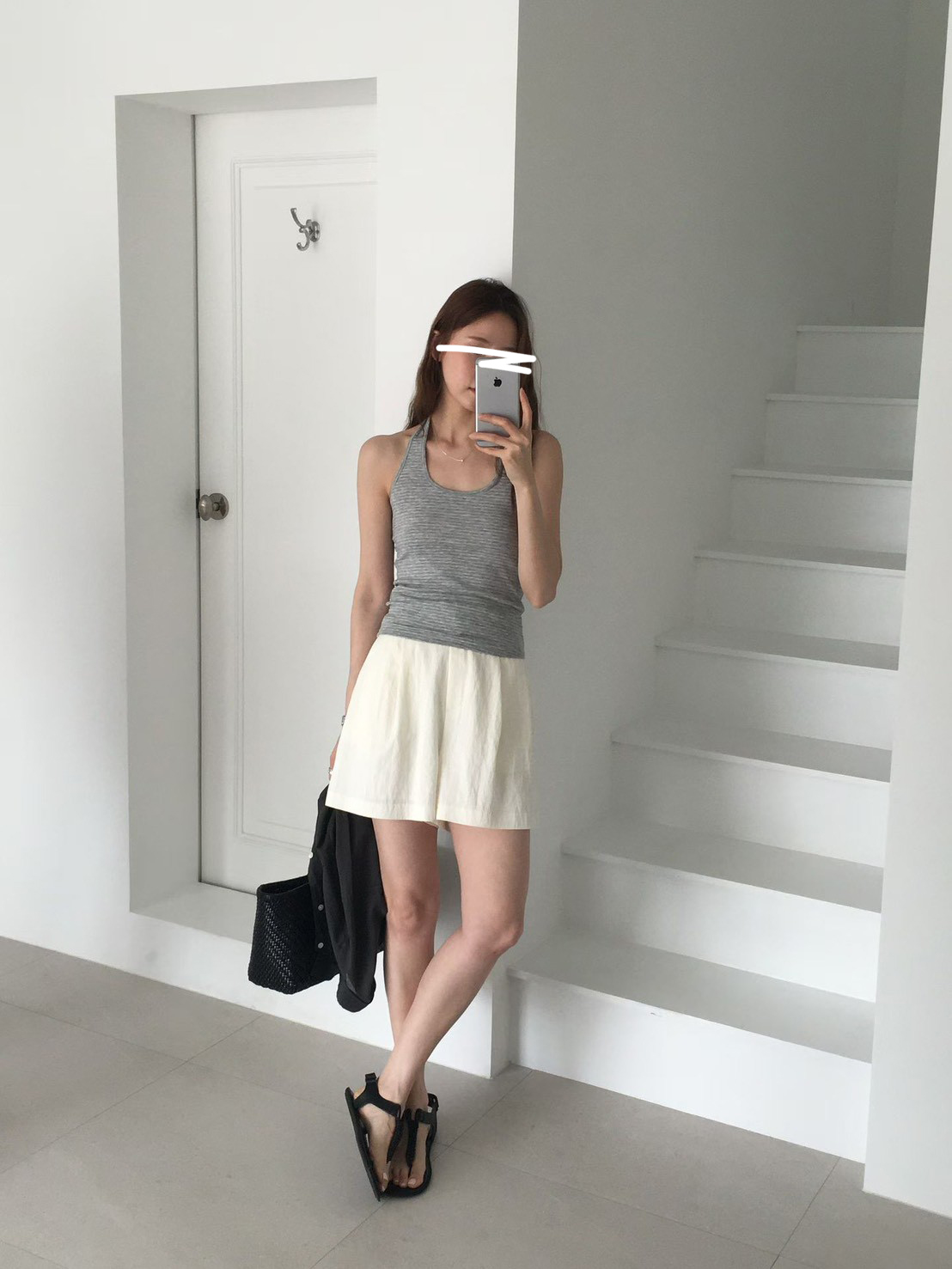 B35.舒適俏皮壓褶短褲