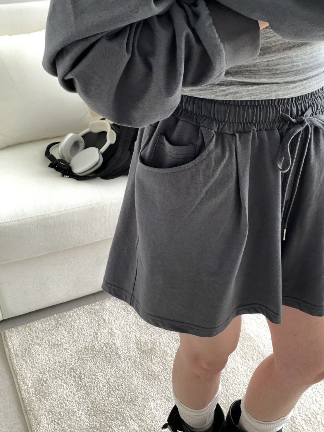 B30.女孩日常鬆緊休閒短褲