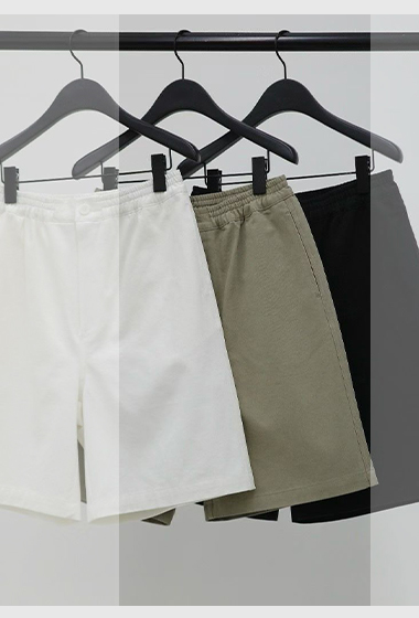 B83.纖瘦家百搭鬆緊短褲