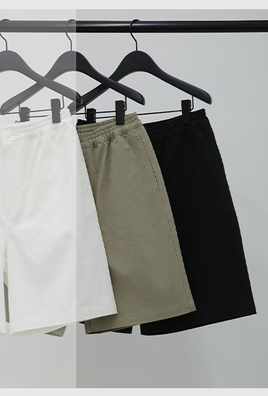 B83.纖瘦家百搭鬆緊短褲