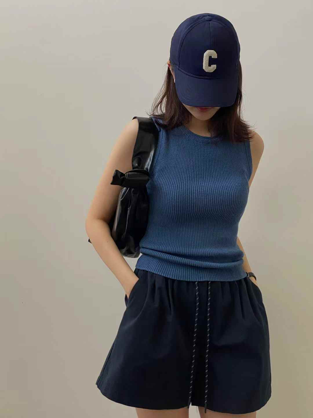 B134.質感家經典抽繩短褲