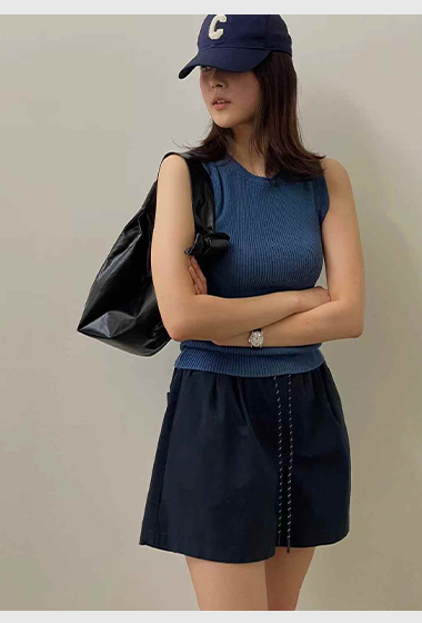 B134.質感家經典抽繩短褲