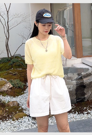 B134.質感家經典抽繩短褲