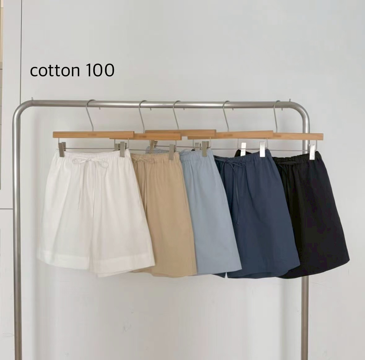 B09.馬卡龍休閒綁帶短褲