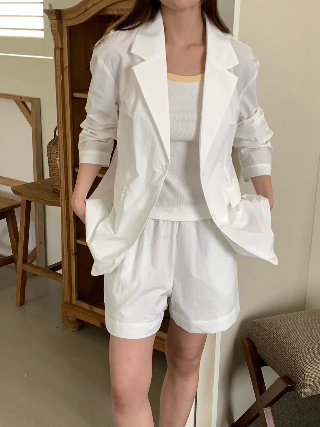 B50.QQ歐膩百搭零失誤短褲