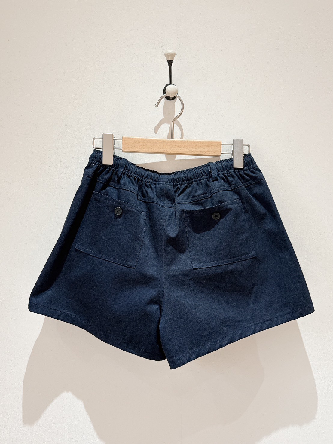 A06.純棉鬆緊腰休閒短褲