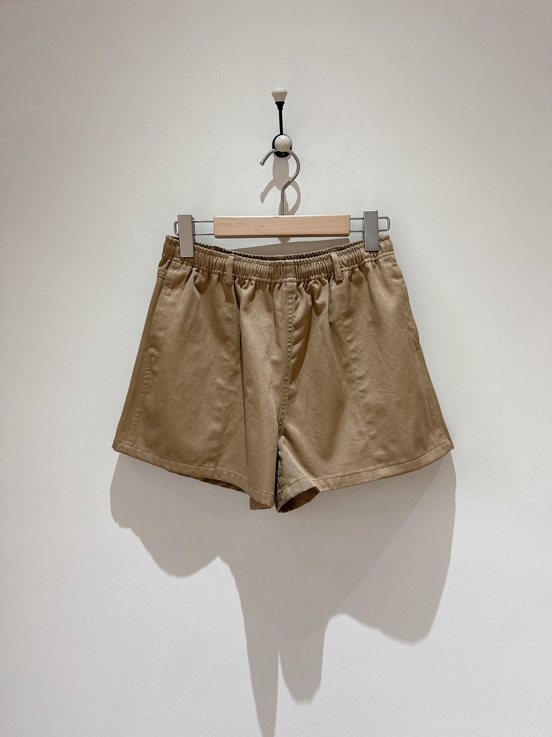 A06.純棉鬆緊腰休閒短褲