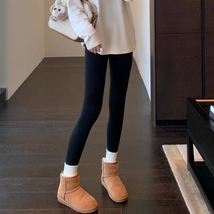 A38.冬日溫暖修身提臀內搭褲