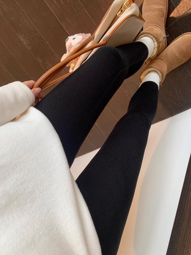 A38.冬日溫暖修身提臀內搭褲