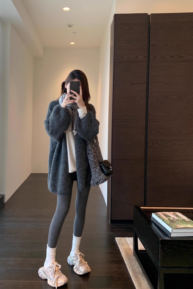 A38.冬日溫暖修身提臀內搭褲