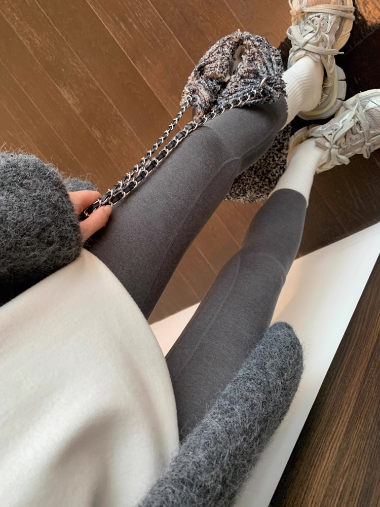 A38.冬日溫暖修身提臀內搭褲