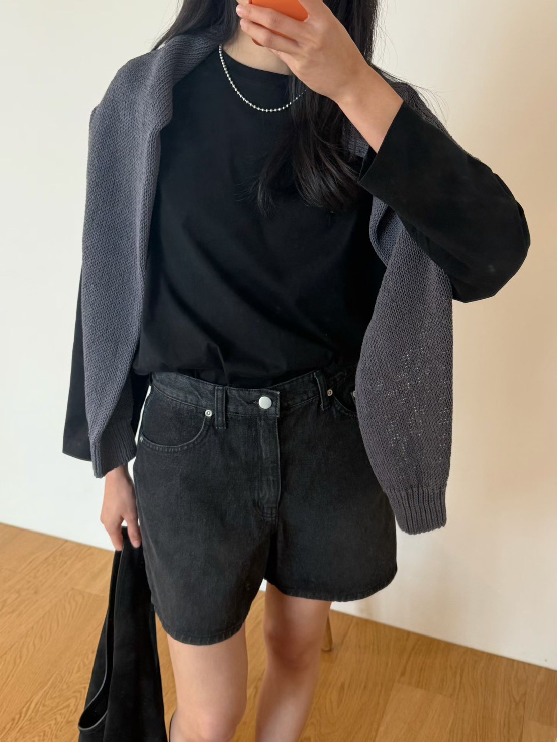 B86.瘦瘦歐膩百搭牛仔短褲