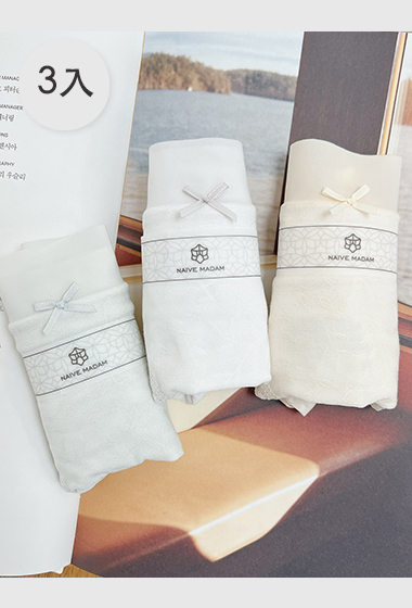 B04.緹花涼感冰肌內褲3入