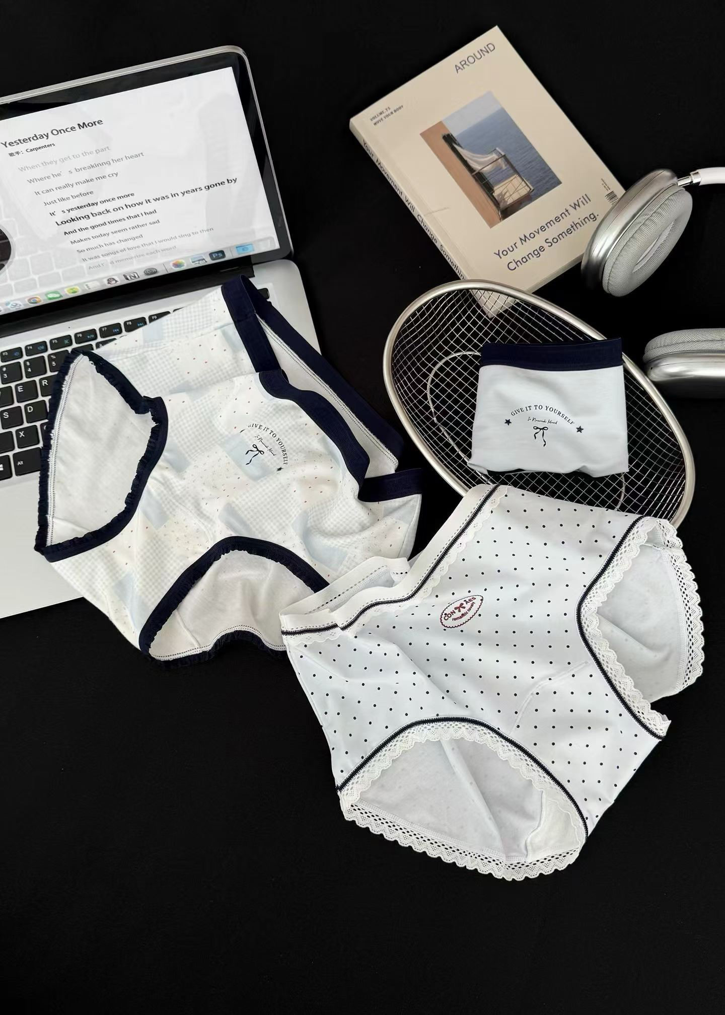 B02.俏皮日系純棉內褲3入